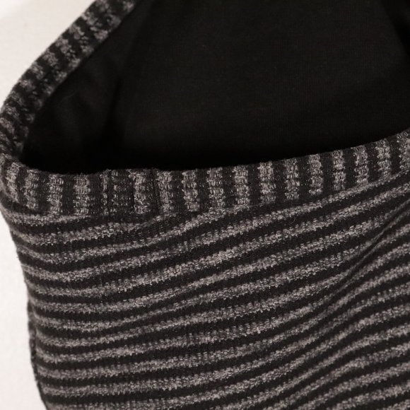 EUC Power Y Lululemon Black and Gray Striped Tank - Picture 4 of 7